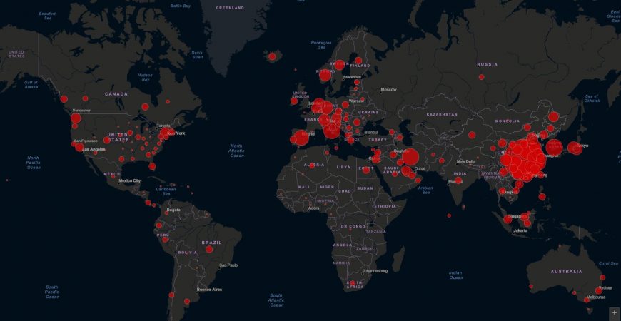 Коронавирус: карта распространения по планете