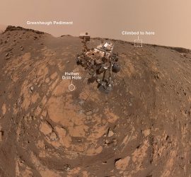 Марсоход Curiosity создал новое видео